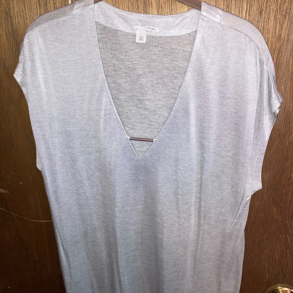 Nordstrom Large grey Halogen blouse. Never worn!